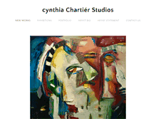 Tablet Screenshot of cynthiachartier.com